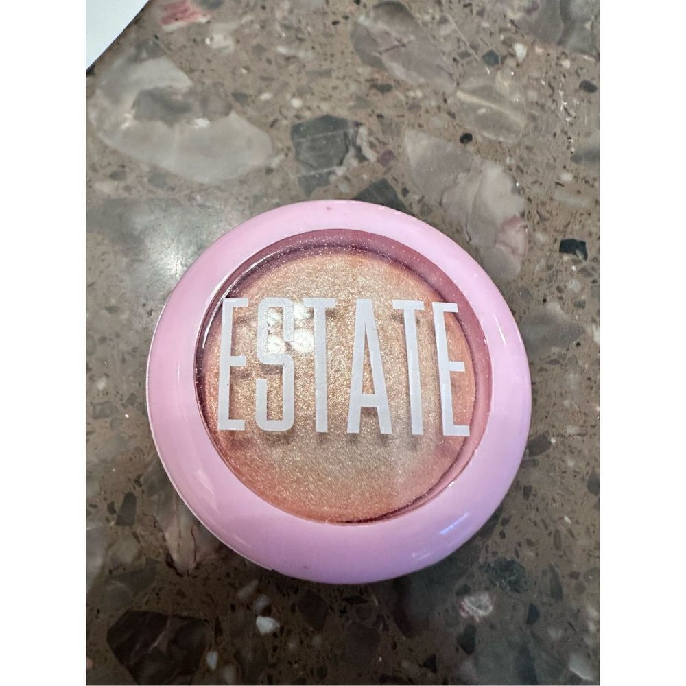 NWOT Estate Cosmetics Dew Me Baked  Cheek Eyes & Face Highlight Pressed Powder